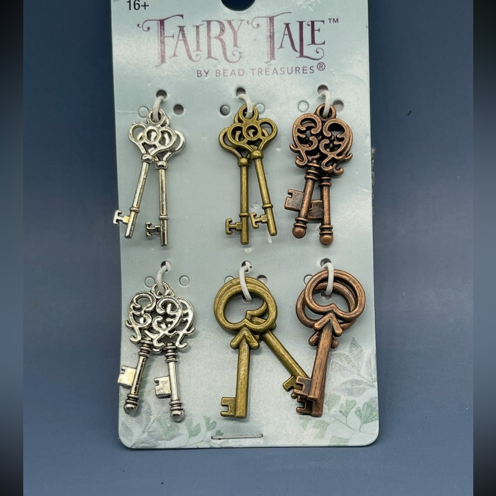 Fairy Tale by Bead Treasures Mini Key Charms, NWT ๐ - Picture 3 of 3